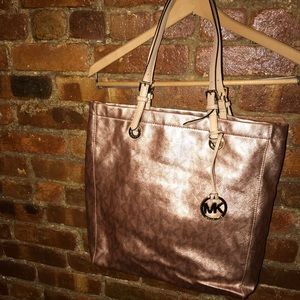 Michael Kors Rose Gold Tote